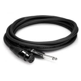 Hosa HMIC-010HZ Pro Microphone Cable | Dây Cáp Micro Jack Canon Cái (XLR3F) sang 6.35mm (6 ly) TS (Dài 90cm)