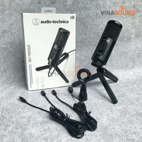 Trọn bộ Micro Cổng USB Audio Technica ATR2500x-USB | Ảnh: Vinasound.vn