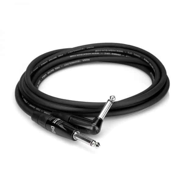 Cáp Hosa Pro Guitar Cable REAN Straight to Right-Angle