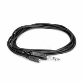 Hosa MHE-325 Extension Cable | Dây Cáp Nối Dài Tai Nghe Jack 3.5mm TRS sang 6.35mm (6 ly) TRS (Dài 7,5m)