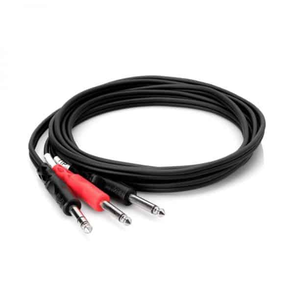 Cáp Hosa Insert Cable 1/4" TRS to Dual 1/4" TS
