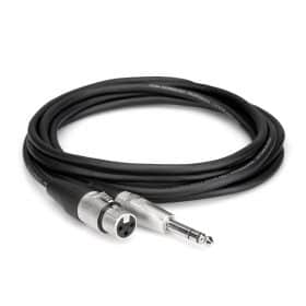 Hosa HXS-020 Pro Balanced Interconnect Cable | Dây Cáp Balanced Jack Canon Cái (XLR3F) sang 6.35mm (6 ly) TRS (Dài 6m)