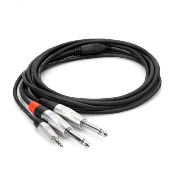 Cáp Hosa Pro Stereo Breakout REAN 3.5mm TRS to Dual 1/4" TS