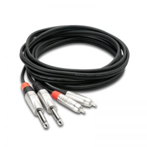 Cáp Hosa Pro Stereo Interconnect Dual REAN 1/4" TS to RCA