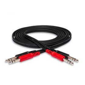 Hosa CSS-202 Stereo Interconnect Cable | Dây Cáp 2 đầu 6.35mm (6 ly) TRS sang TRS (Dài 2m)