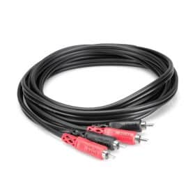 Hosa CRA-202 Stereo Interconnect Cable | Dây Cáp 2 đầu RCA sang RCA (Dài 2m)