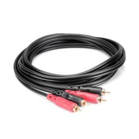 Hosa CRA-203AU Stereo Interconnect Dual RCA Cable (Mạ Vàng) - 2 Đầu RCA Ra 2 Đầu RCA- 9.9 foot (3m)
