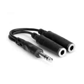 Hosa YPP-118 Y Cable | Dây Cáp Chia Jack 6.35mm (6 ly) TRS đực sang 2 Jack 6.35mm (6 ly) TRS cái