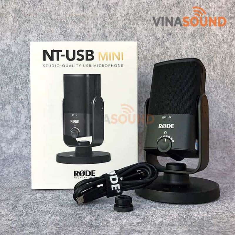 Trọn bộ RODE NT-USB Mini | Ảnh: Vinasound.vn