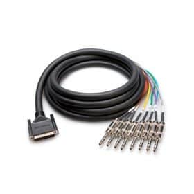 Hosa DTP-802 Balanced Snake Cable | Cáp Snake DB25 sang 8 đầu 6.35mm (6 ly) TRS (Dài 2m)