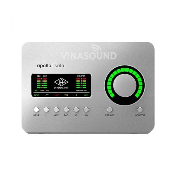 Universal Audio Apollo Solo Heritage Edition USB-C Audio Interface – Kèm Gói Plug-in UAD DSP (Chỉ Cho Windows) - Ảnh 4