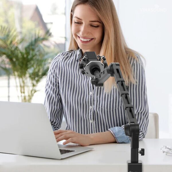 Giá Đỡ Kẹp Bàn Đa Năng Ulanzi VIJIM LS25 (Cho Micro, Máy Ảnh, Điện Thoại) - Ảnh 2