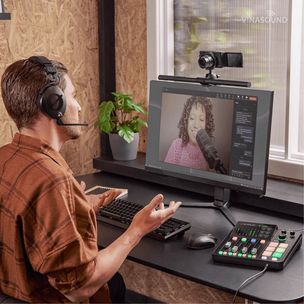 RODE RODECaster Duo – Mixer Thu Âm Đa Năng Cho Podcaster & Creator - Ảnh 8