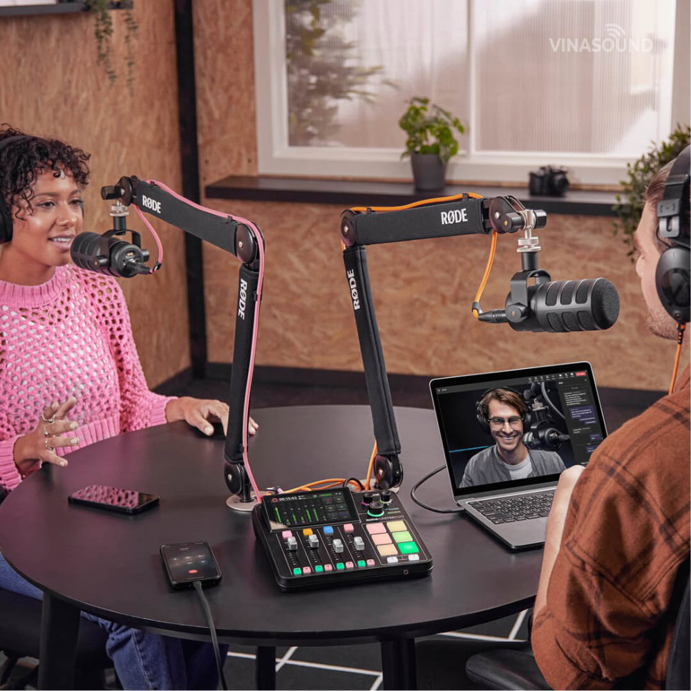 RODE RODECaster Duo – Mixer Thu Âm Đa Năng Cho Podcaster & Creator - Ảnh 10