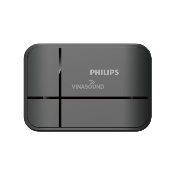 Bộ Micro Cài Áo Không Dây Philips DLM9002C Kết Nối Cổng USB-C (1 Receiver + 2 Mic) - Ảnh 4