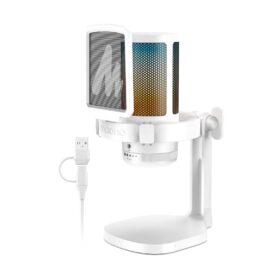 Micro Thu Âm Condenser MAONO RGB DGM20 (Màu Trắng)