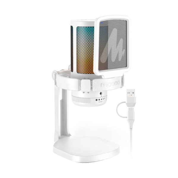 Micro Thu Âm Condenser MAONO RGB DGM20 (Màu Trắng) - Ảnh 4