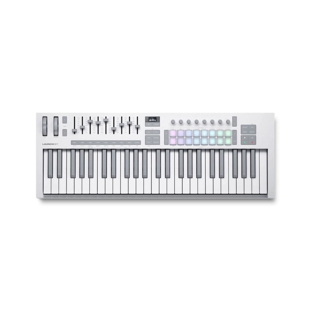 Novation Launchkey 49 MK4 MIDI Keyboard Controller (Màu Trắng)