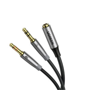 Ugreen 50255 – Cáp Chữ Y Gộp Mic & Loa 3.5mm 01